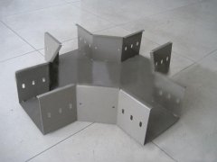 防火喷塑槽式桥架水平四通